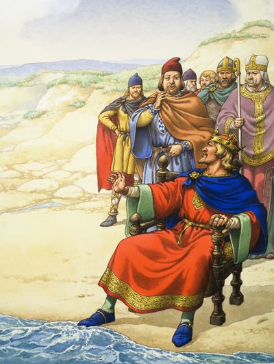 What Really Happened? Did Canute Get His Feet Wet? by Pat (1907-95) Nicolle
