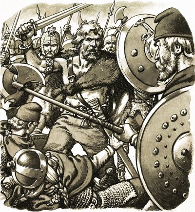 Alfred the Warrior King by Pat (1907-95) Nicolle