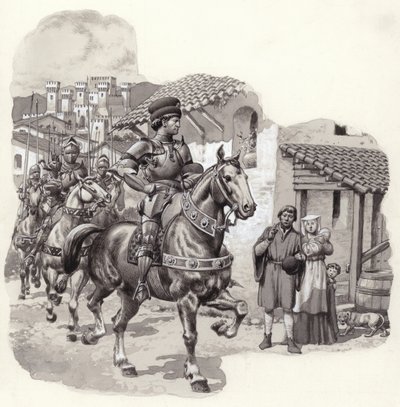 Sigismondo Malatesta, Italian mercenary by Pat (1907 95) Nicolle