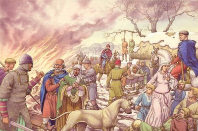 The harrying of the north by Pat (1907-95) Nicolle