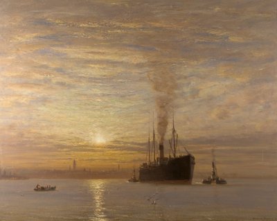 Back to the Clyde - Sunset by Patrick Downie