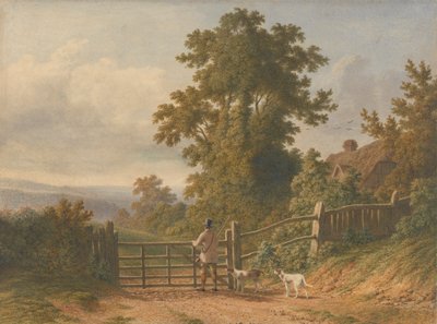 Sportsman and His Dogs by Patrick Nasmyth