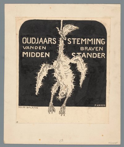 Plucked Middle-Class Man by Patricq Kroon (signed by artist)