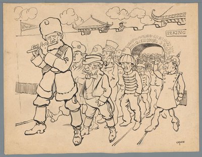 Russia Tempts Countries from China by Patricq Kroon (signed by artist)