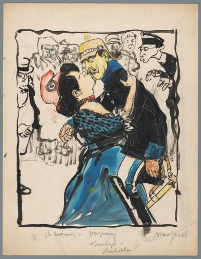 Reconciliation of France and Germany by Patricq Kroon