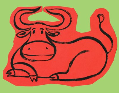 Horoscope: the sign of the bull (Illustration) by Patrizia La Porta