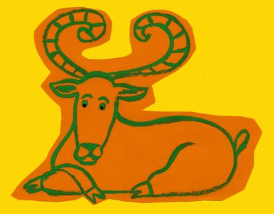 Horoscope: the sign of the ram. Illustration by P. La Porta. by Patrizia La Porta