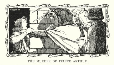 The murder of Prince Arthur by Patten (after) Wilson