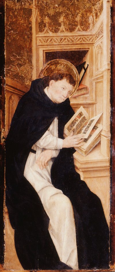 An Augustine Monk Reading an Antiphonary by Pau Vergos