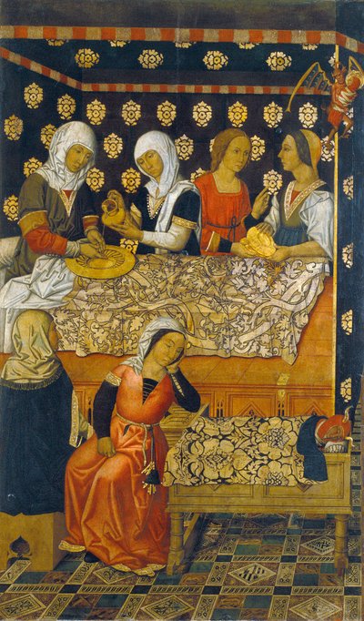 The Birth of Saint Stephen by Pau Vergos