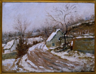 La vieille route à Auvers-sur-Oise by Paul  Gachet