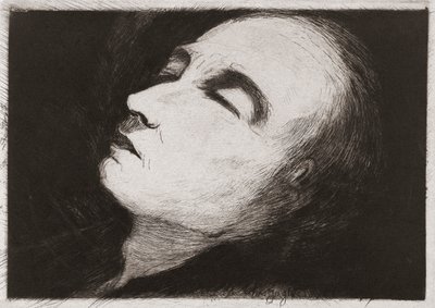 Vincent van Gogh on his deathbed by Paul  Gachet