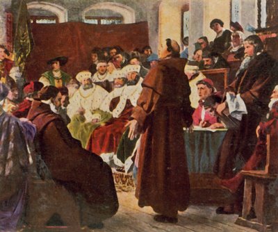 Luther at the Diet of Worms by Paul (after) Thumann