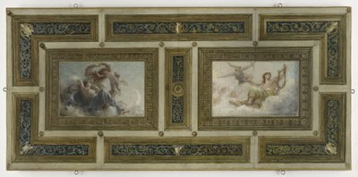 Sketch for the Town Hall of Saint-Maur-des-Fossés: Night and Day by Paul Albert Baudouin