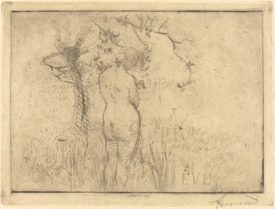 Eve before the Apple Tree by Paul Albert Besnard