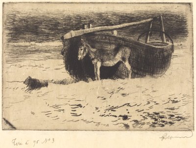 Small Donkey at Berck by Paul Albert Besnard