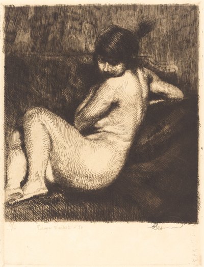 The Feathered Turban, 1901 by Paul Albert Besnard