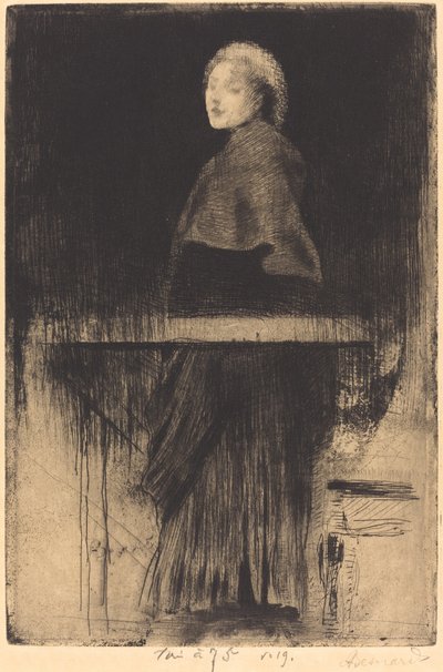 Woman with a Cape by Paul Albert Besnard