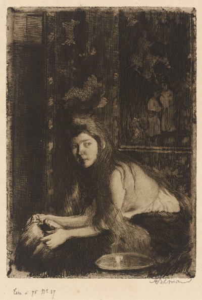 Woman with a Vase by Paul Albert Besnard