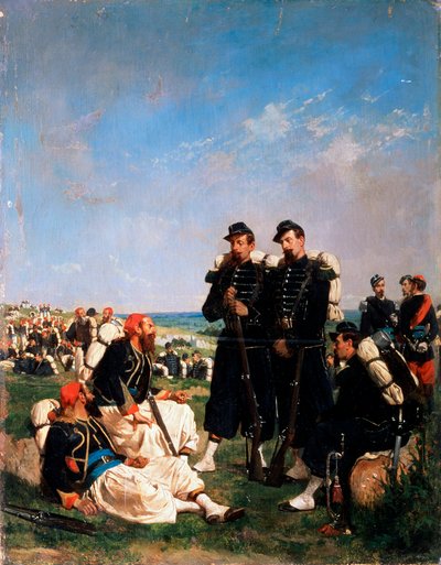 A French Camp Near Sevastopol by Paul Alexandre Protais