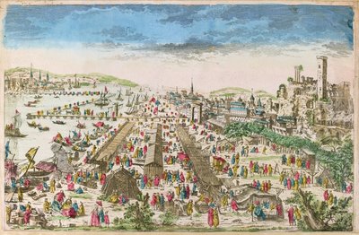 The Fair of Beaucaire and a view of Tarascon by Paul André Basset