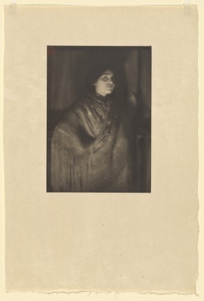 Portrait of Rose Cohen in Spanish Shawl by Paul B. Haviland