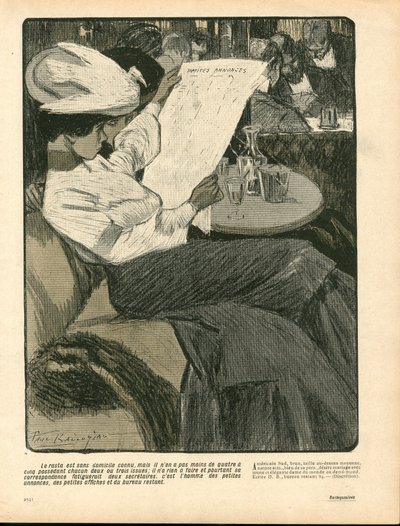 The Butter Plate, Satirical in Colours by Paul Balluriau