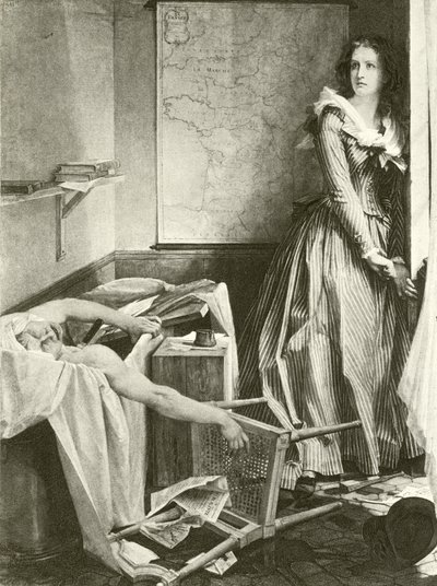 Charlotte Corday and Marat by Paul Baudry
