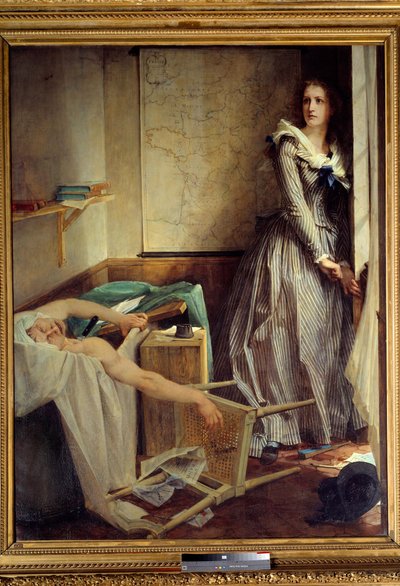 French Revolution: Charlotte Corday at the Time of the Assassination of Jean Paul Marat by Paul Baudry