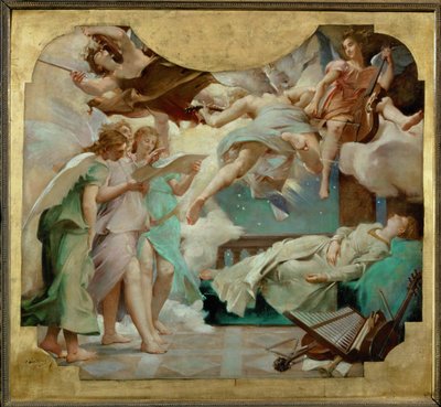 The Dream of Saint Cecily by Paul Baudry