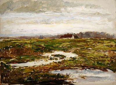 A Bavarian Landscape from the Foothills of the Alps by Paul Baum