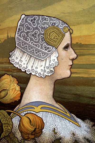 The queen Wilhelmina of the Netherlands, c. 1901 by Paul Berthon