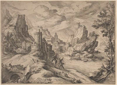 River Landscape with Travelers by Paul Bril