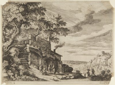 Shepherds before a Ruined Building by Paul Bril