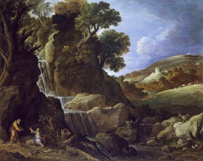 Christ Tempted in the Wilderness, 1626 by Paul Bril