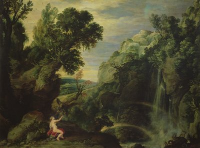 Hebe and the Eagle of Jupiter by Paul Bril