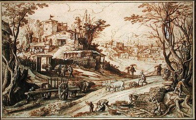 Rural Landscape by Paul Brill or Bril