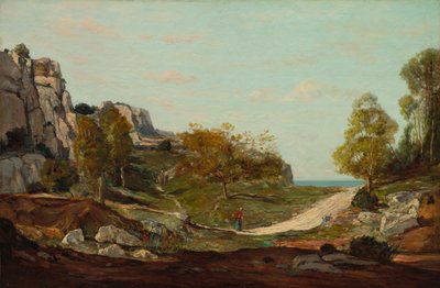 Landscape at Saint-André, Near Marseilles, c.1865 by Paul Camille Guigou