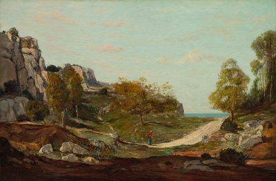 Landscape at Saint-André, Near Marseilles by Paul Camille Guigou