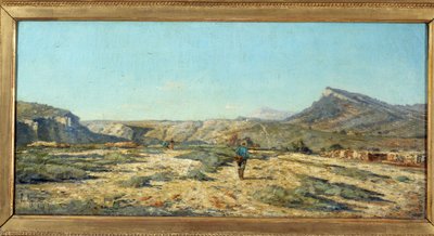 The Hills of Allauch, A Walker in a Landscape of Provence by Paul Camille Guigou