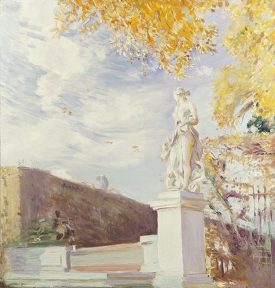 A Statue of Venus in the Garden of Versailles by Paul Cesar Helleu