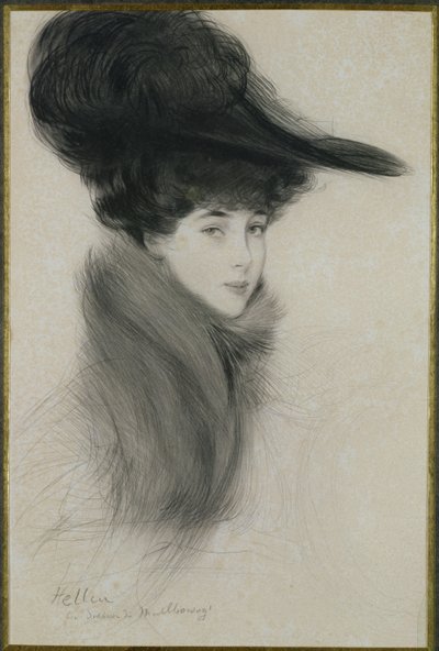 Consuelo Vanderbilt, Duchess of Marlborough by Paul Cesar Helleu