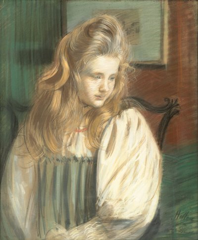 Portrait of Jessie Margery Dunthorne by Paul Cesar Helleu