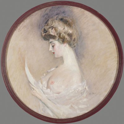 Portrait of Marthe Letellier née Fourton by Paul Cesar Helleu