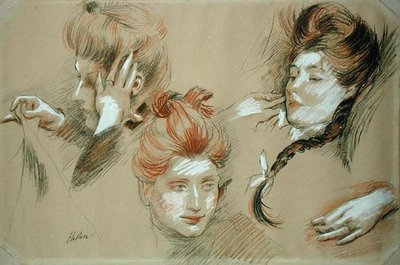 Study of Women by Paul Cesar Helleu