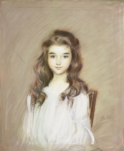 The Daughter of the Marquise of Elbe by Paul Cesar Helleu