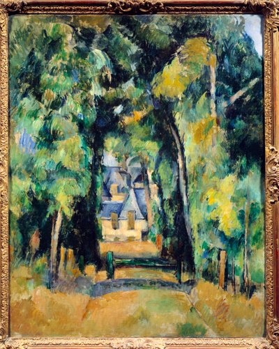 Alley to Chantilly by Paul Cézanne