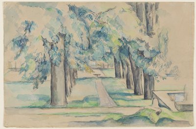 Avenue of Chestnut Trees at the Jas de Bouffan by Paul Cézanne