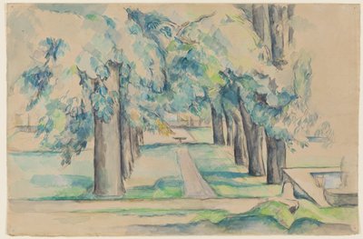 Avenue of Chestnut Trees at the Jas de Bouffan by Paul Cézanne