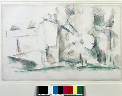 House Through the Trees by Paul Cézanne